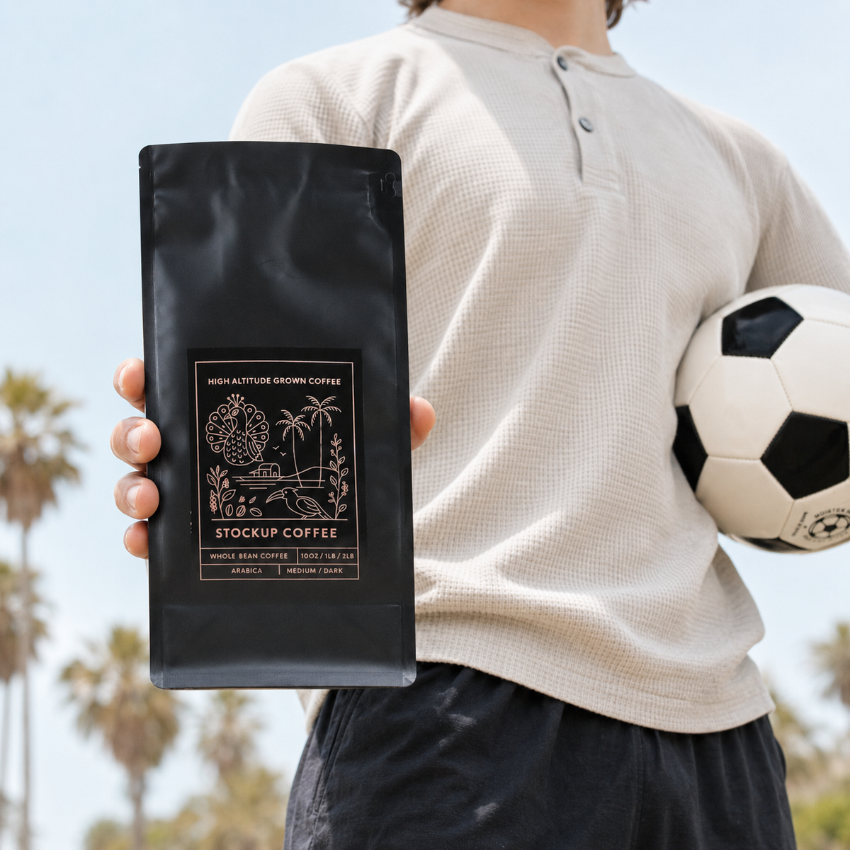 Arabica coffee bag