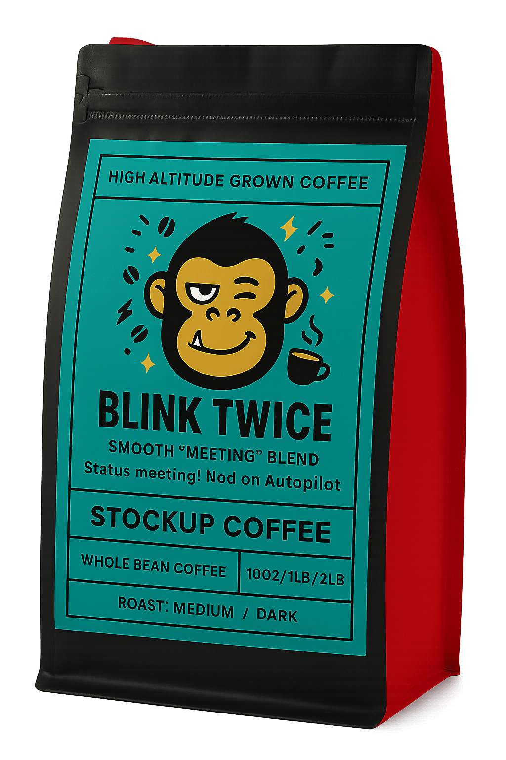 BLINK TWICE - THE MEETING BREW - BOLD COFFEE BLEND