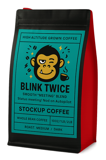 BLINK TWICE - THE MEETING BREW - BOLD COFFEE BLEND