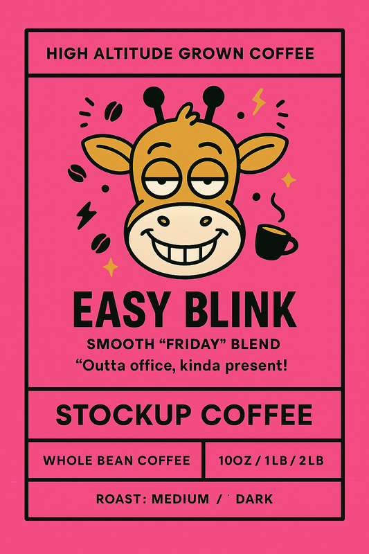 Clear Label Image of Easy Blink Coffee From Stockup Coffee