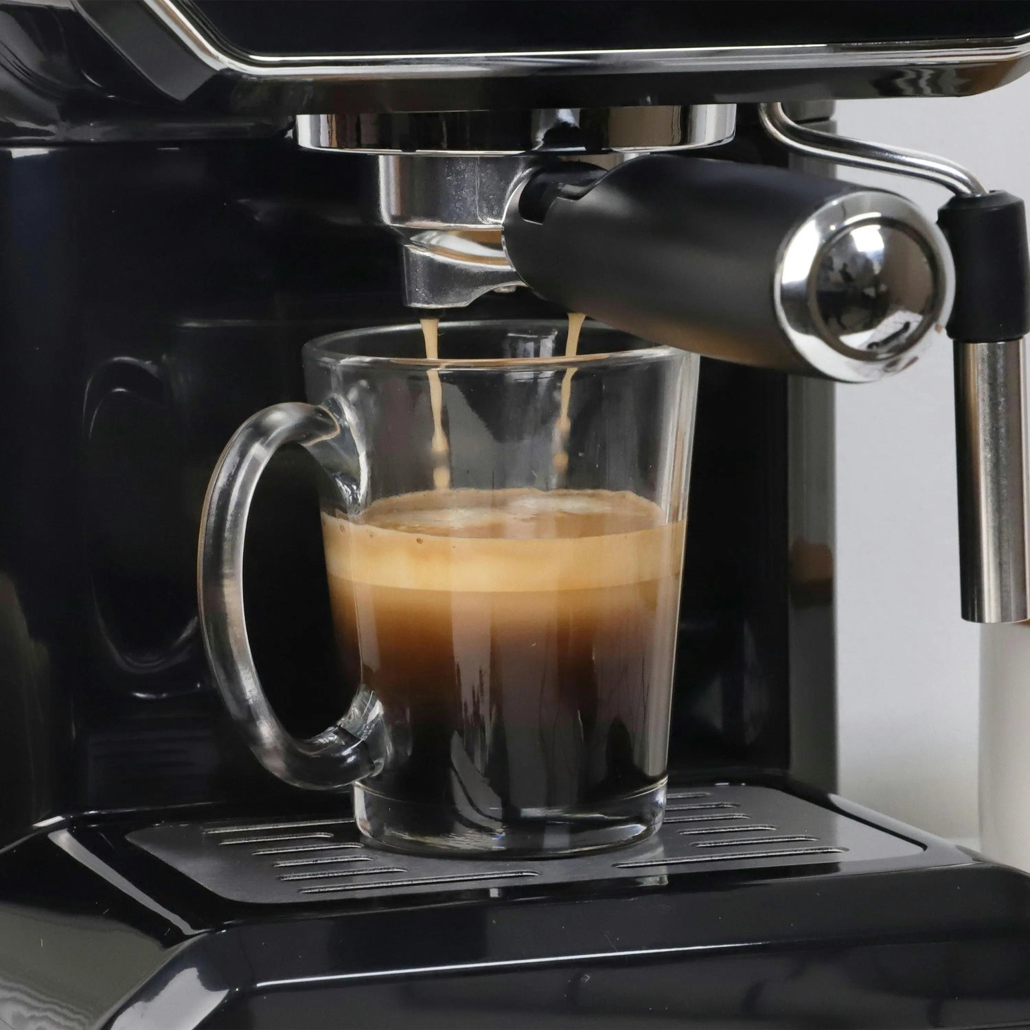 close up picture of a shot of espresso